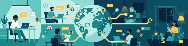 Async Team Building Across Time Zones