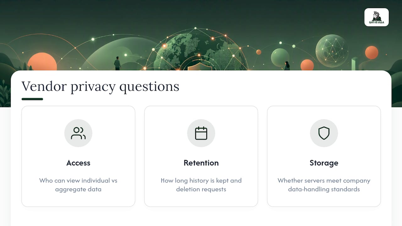 Three-part points data privacy checklist
